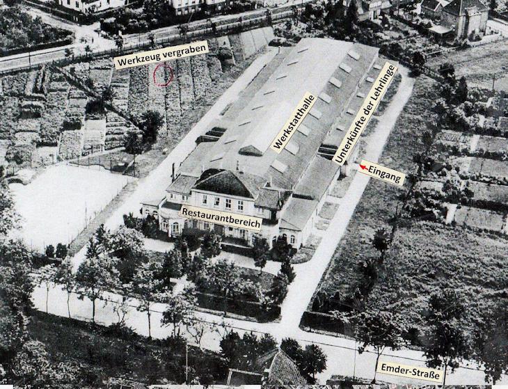 Die landwirtschaftliche Halle in Aurich, Emderstr. 19