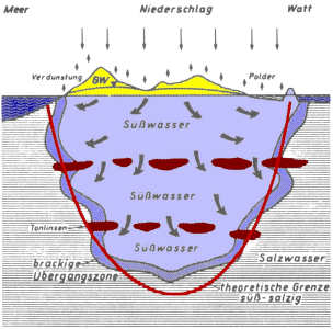 Wasserhaushalt der Insel