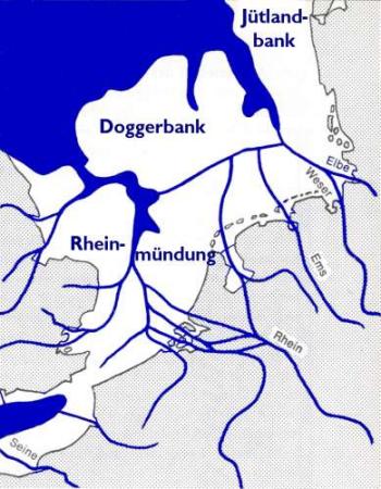 Küstenverlauf vor 10.000 Jahren