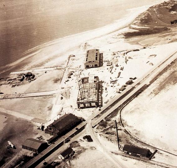 Die ersten Hallen sind im Rohbau fertig