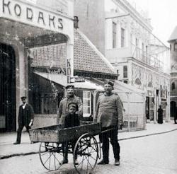 Hand- oder Pferdewagen