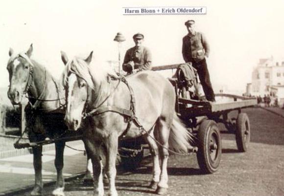 Hand- oder Pferdewagen