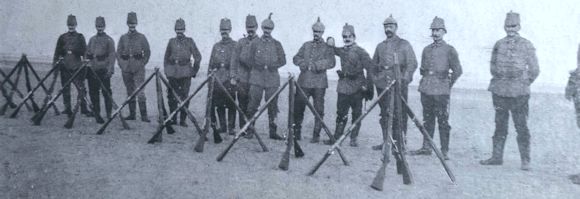 Exerzierübungen am Nordstrand