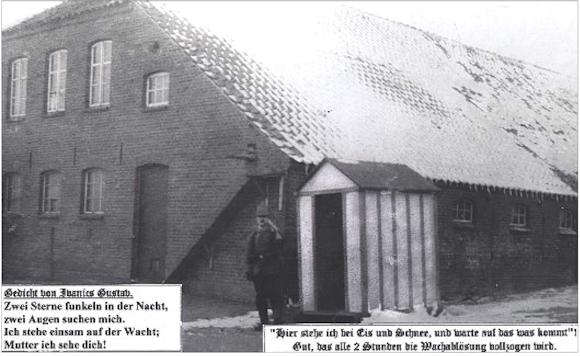 Die Meierei im Winter.