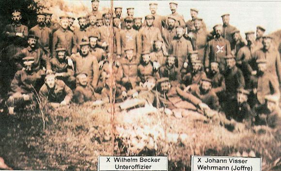 Gruppenfoto mit Feldmütze