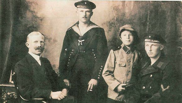 Familie von E. H. Visser