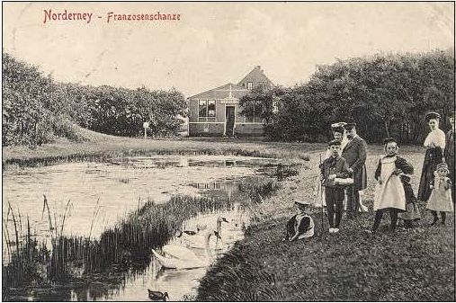 An der Franzosenschanze, aufgenommen um 1910