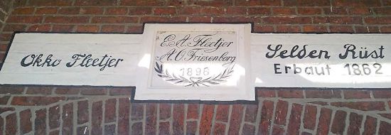 Inschrift am Mühlentor Inschrift am Mühlentor