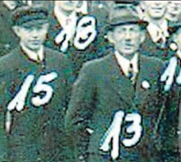 Johann (Piepen) Janssen (rechts)