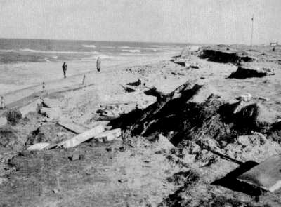 Schäden an der Strandpromenade