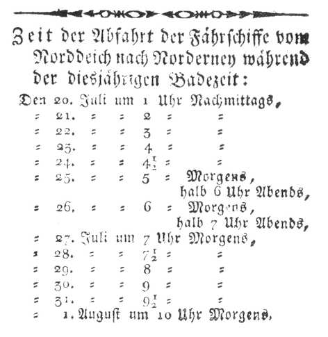 Schiffsfahrplan Schiffsfahrplan