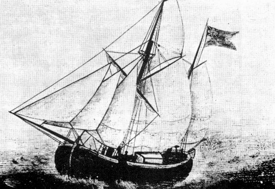 Nordernever Handelsschiff zur hannoverschen Zeit.