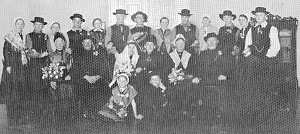 Szenenbild des Alt-Norderneyer Hochzeitszuges