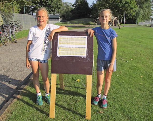 nach erfolgreichem 800-Meter-Lauf