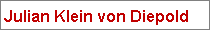 Julian Klein von Diepold