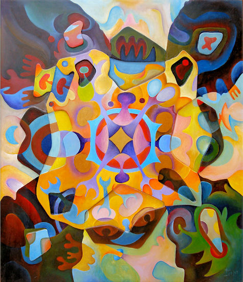 "Der zerstörte Schild" (07/83 - 69 x 81)