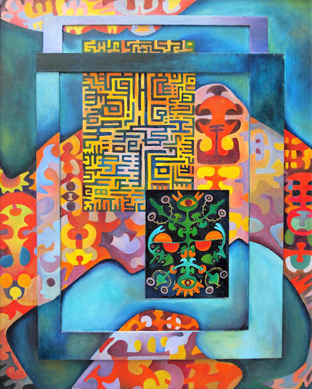 "Vier Kulturen" (05/63 - 60 x 80) "Vier Kulturen" (05/63 - 60 x 80)