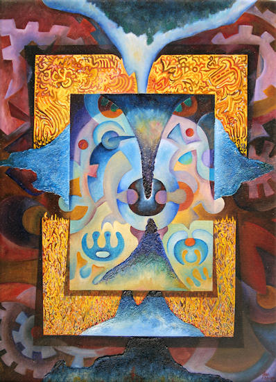 "Das Kreuz mit dem Kreuz" (07/84 - 56 x 75)