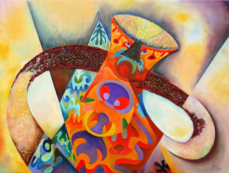 "Der zerbrochene Krug" (07/86 - 81 x 61) "Der zerbrochene Krug" (07/86 - 81 x 61)